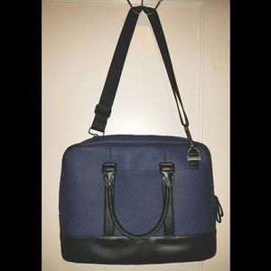 NWT Men's Calvin Klein Leather Bag laptop section